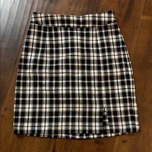 Cute garage plaid skirt